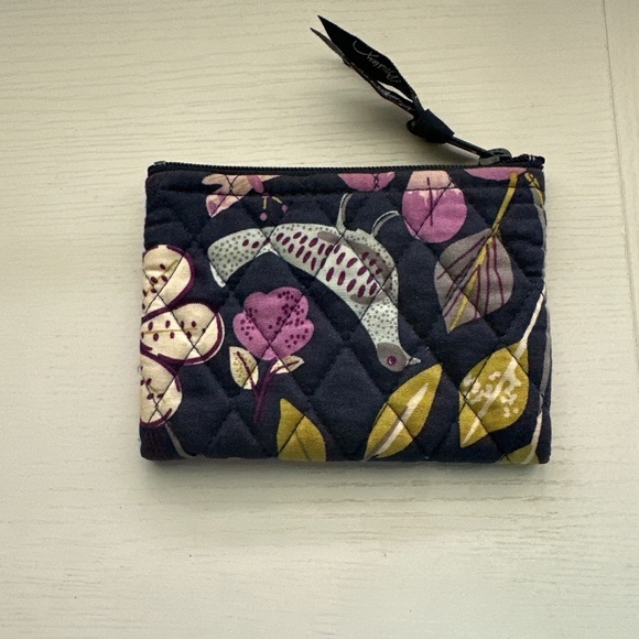 Vera Bradley coin purse Floral Nightingale EUC - Picture 2 of 2